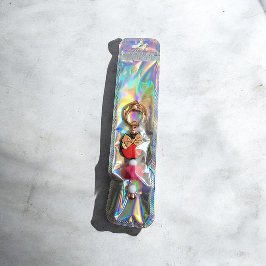 rose gold teacher keyring